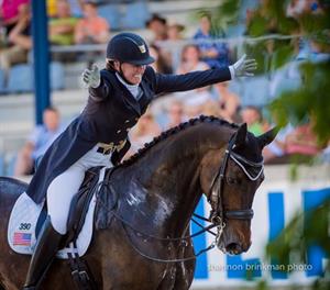 adrienne lyle and wizard at aachen in 2014 photo by shannon brinkman photo
