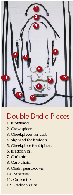 double bridle pieces