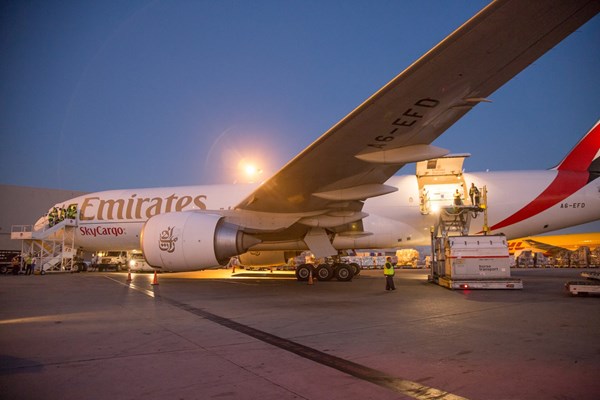 emirates cargo plane