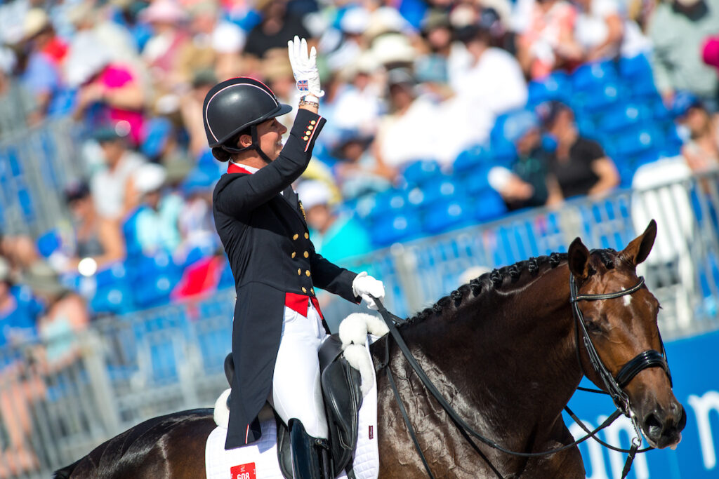 The FEI announced the provisional suspension of British dressage rider 