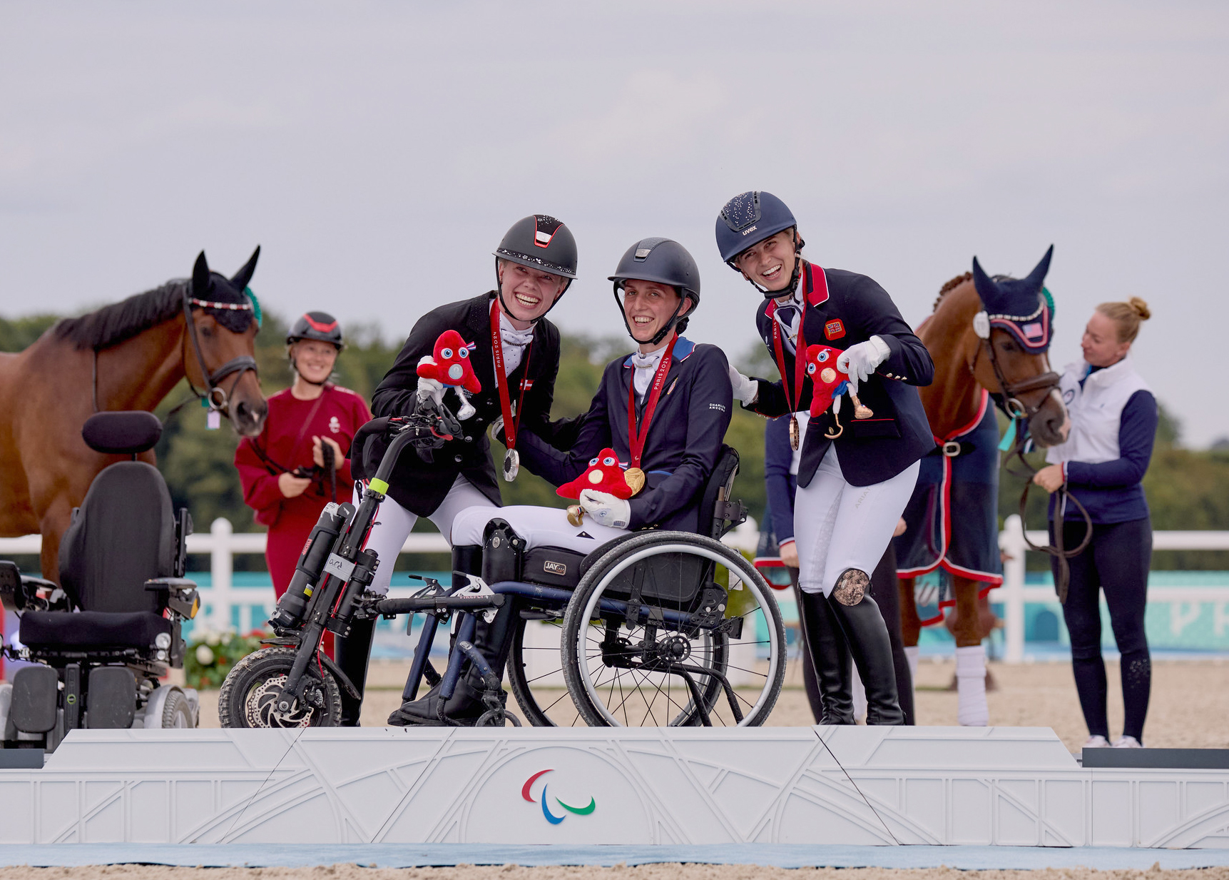 U.S. Paralympic Equestrians Rein Supreme on Day One - Dressage today